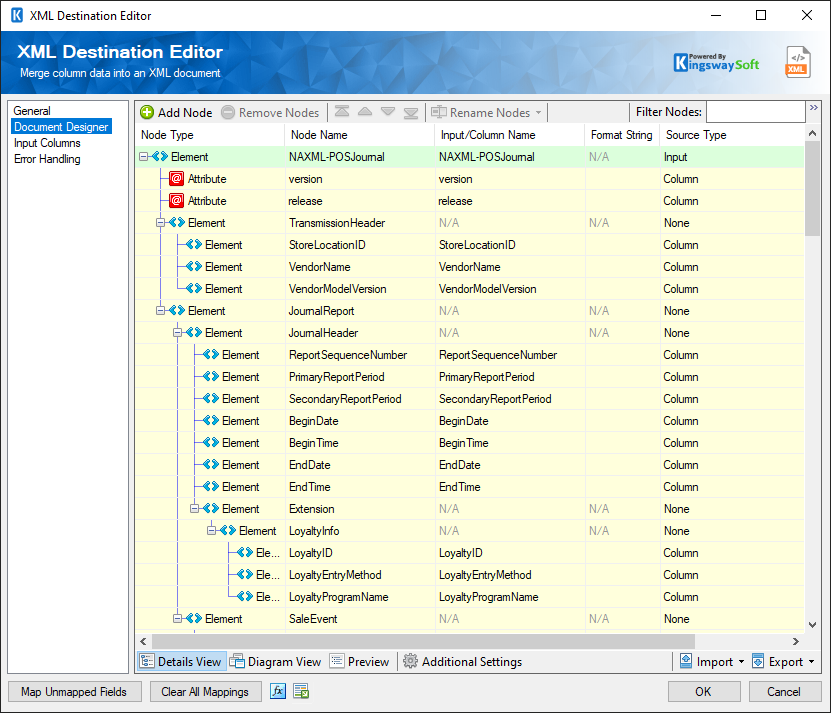 XML Source Editor